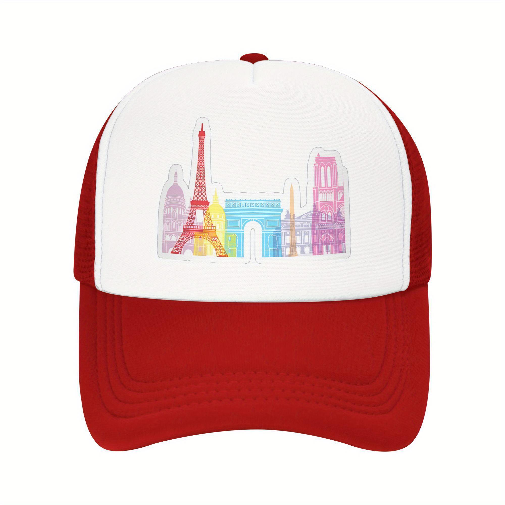 Paris Skyline Rainbow Print Trucker Hat Breathable Mesh Snapback Cap Casual Adjustable Headwear One Size
Paris Skyline Rainbow Print Trucker Hat Breathable Mesh Snapback Cap Casual Adjustable Headwear One Size