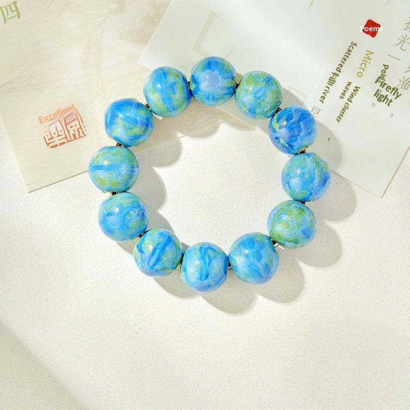Vintage Porcelain Ceramic Beads Strand Bracelet For Women Classic Elegant Wedding Jewelry Daily Accessories A2
Vintage Porcelain Ceramic Beads Strand Bracelet For Women Classic Elegant Wedding Jewelry Daily Accessories A2