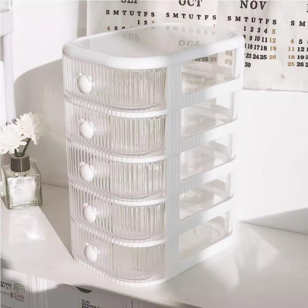 5-Tier Desktop Organizer Cute Drawer Storage Box Pen Holder and Storage Rack for Students Offices Children and Hair Accessories білий
5-Tier Desktop Organizer Cute Drawer Storage Box Pen Holder and Storage Rack for Students Offices Children and Hair Accessories білий