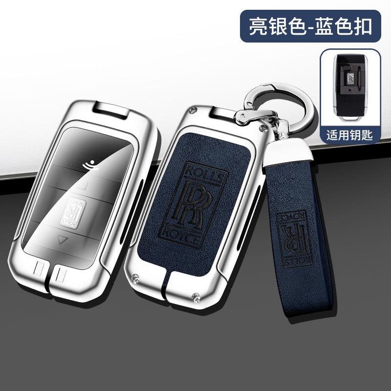Leather Car Remote Key Case Cover Protector Holder Shell for Rolls-Royce Cullinan Phantom Ghost Wraith Dawn Keychain Accessories
Leather Car Remote Key Case Cover Protector Holder Shell for Rolls-Royce Cullinan Phantom Ghost Wraith Dawn Keychain Accessories
