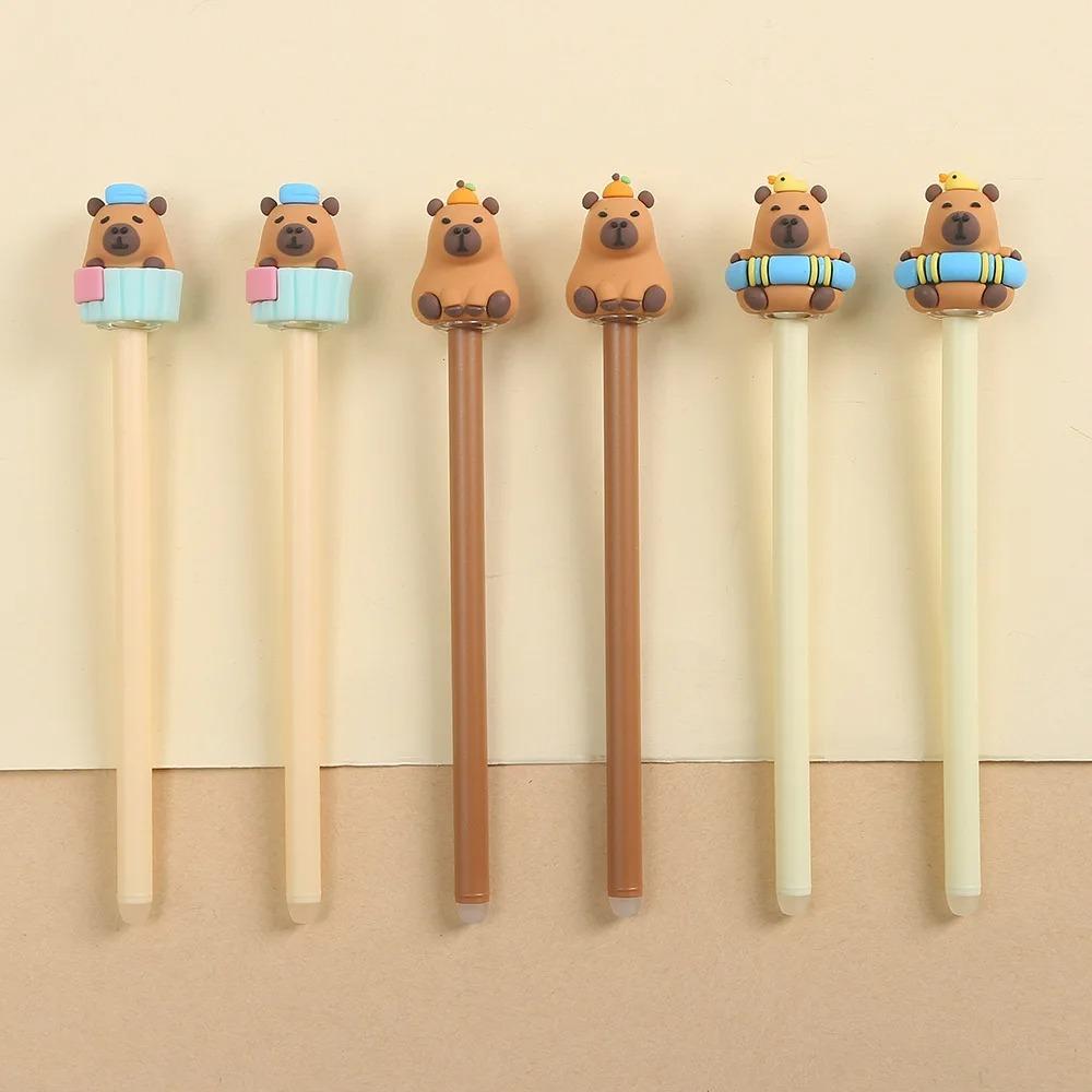 Cartoon Happy Capybara Neutral Pen Black Ink Capybara Press Gel Pen Office Writing style 2
Cartoon Happy Capybara Neutral Pen Black Ink Capybara Press Gel Pen Office Writing style 2