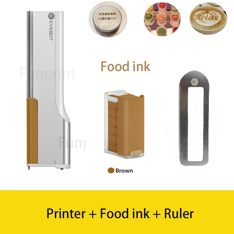 Evebot PrintPen пищевой принтер портативный струйный принтер для печати на заказ DIY ручной съедобный принтер для еды хлеб кофе последняя печать
Evebot PrintPen пищевой принтер портативный струйный принтер для печати на заказ DIY ручной съедобный принтер для еды хлеб кофе последняя печать
