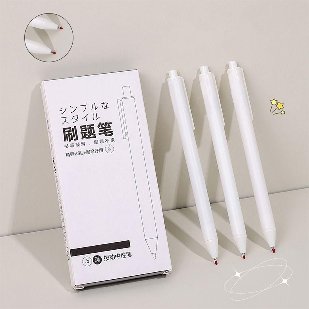 6pcs/box Fine Point Black Ink Pen Pressed Gel Pen for Student Writing Stationery Supply red-1pc
6pcs/box Fine Point Black Ink Pen Pressed Gel Pen for Student Writing Stationery Supply red-1pc