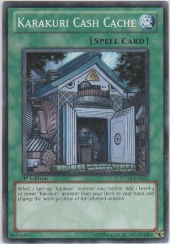 Английская версия Karakuri Cash Cache Storm of Ragnarok 1st Yu-Gi-Oh! (СТОР-EN052) - - Редакционная статья...
Английская версия Karakuri Cash Cache Storm of Ragnarok 1st Yu-Gi-Oh! (СТОР-EN052) - - Редакционная статья...