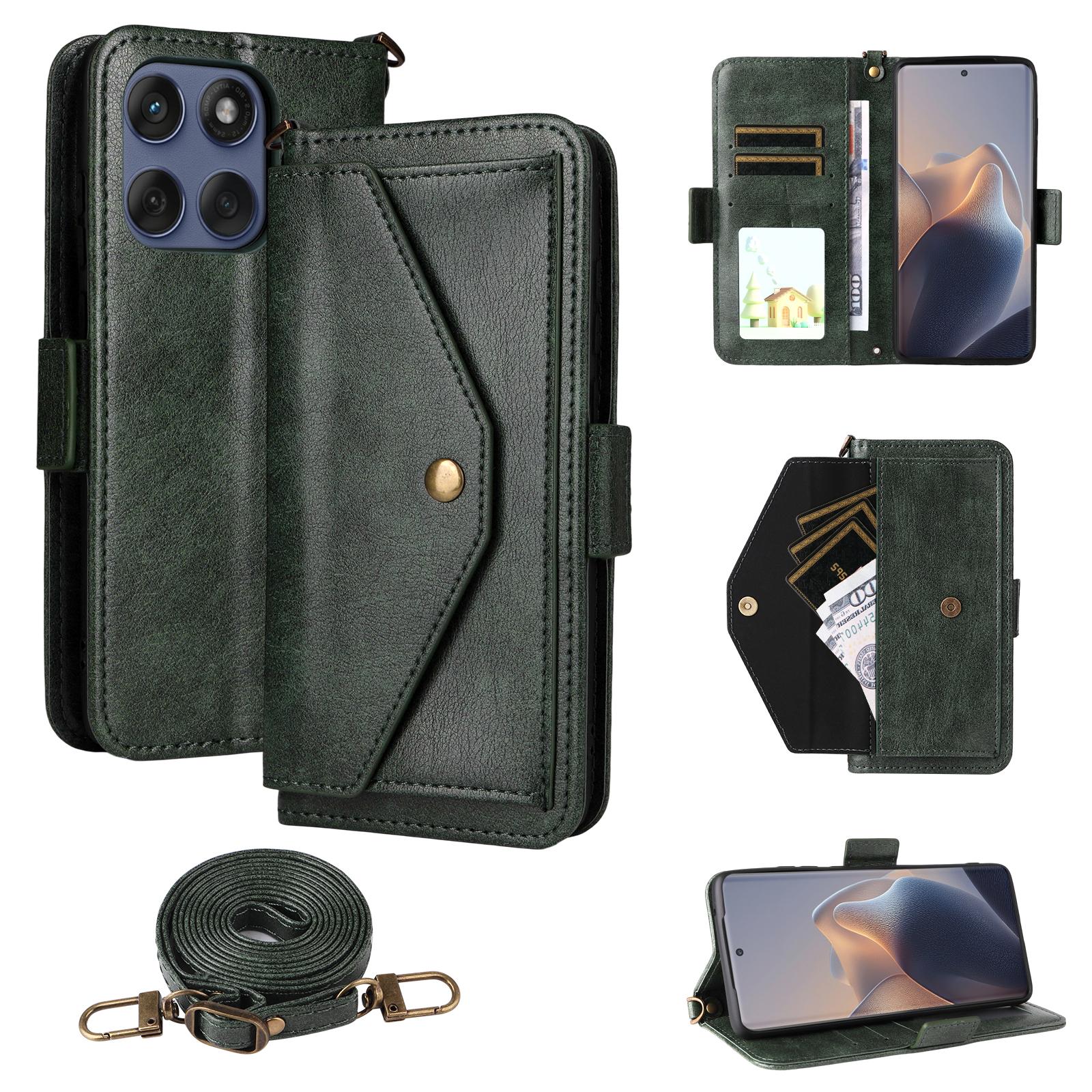 For Motorola Edge 60 Fusion 5G Leather Case Magnetic Closure Wallet Stand Phone Cover with Crossbody Strap D
For Motorola Edge 60 Fusion 5G Leather Case Magnetic Closure Wallet Stand Phone Cover with Crossbody Strap D