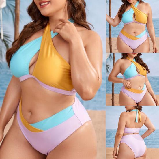 1 комплект женщин бикини с высокой талией беспроводной дышащий дизайн на шнуровке купальник набор 
1 комплект женщин бикини с высокой талией беспроводной дышащий дизайн на шнуровке купальник набор