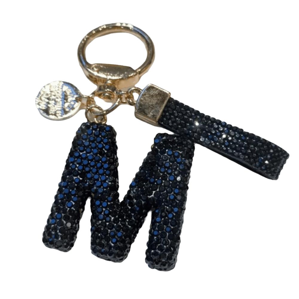 Lucky Charm Rhinestone Keychain Shiny Bag Hanging Stylish Letter Key Chain Bag Key Decoration Letter M чорний
Lucky Charm Rhinestone Keychain Shiny Bag Hanging Stylish Letter Key Chain Bag Key Decoration Letter M чорний