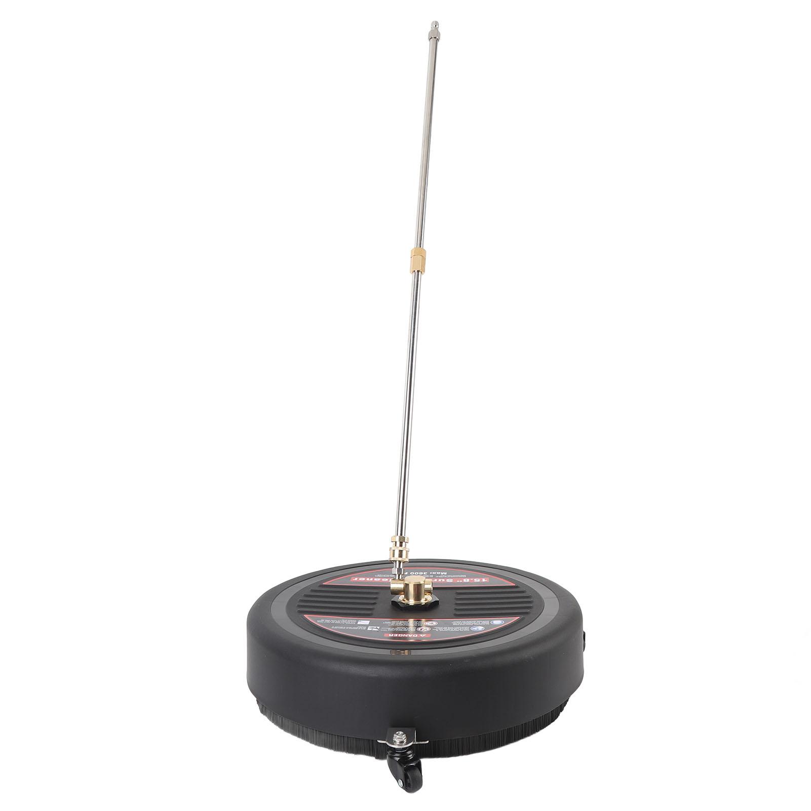 15.8 Inch Surface Cleaner with Wheels 3600PSI 1/4 Inch Quick Plug Stainless Steel Pressure Washer Surface Cleaner for Driveway Terrace Garden
15.8 Inch Surface Cleaner with Wheels 3600PSI 1/4 Inch Quick Plug Stainless Steel Pressure Washer Surface Cleaner for Driveway Terrace Garden