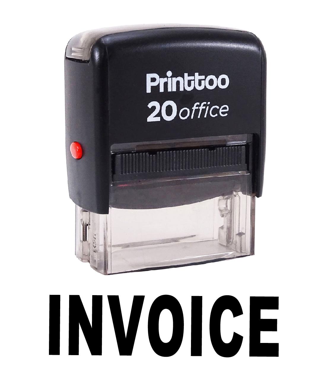 Printtoo Custom Stamp INVOICE Self Inking Rubber Stamp Office 14 mm x 38 mm (Approx) чёрный
Printtoo Custom Stamp INVOICE Self Inking Rubber Stamp Office 14 mm x 38 mm (Approx) чёрный