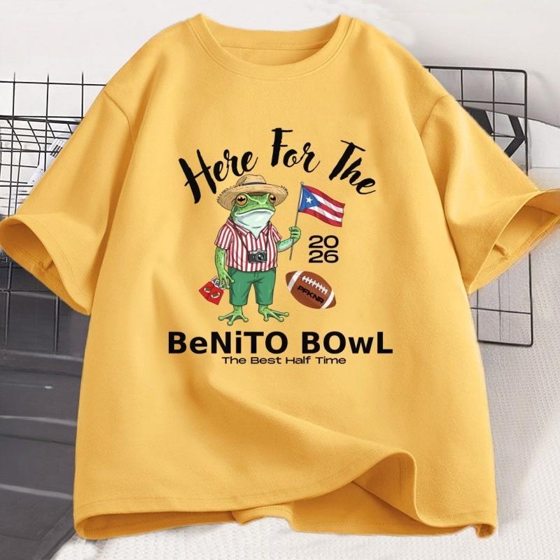 Here for The Benito Bowl T Shirt Puerto Rican Football Tee Bad Bunny Super Bowl 2026 Top Halftime Fans T-Shirt Streetwear Tops 4XL
Here for The Benito Bowl T Shirt Puerto Rican Football Tee Bad Bunny Super Bowl 2026 Top Halftime Fans T-Shirt Streetwear Tops 4XL
