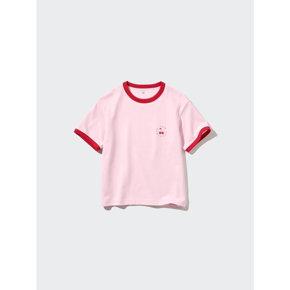 Uniqlo Футболка детская Airism с рисунком из хлопка и короткими рукавами Ringer 11 PINK/KIDS 110
Uniqlo Футболка детская Airism с рисунком из хлопка и короткими рукавами Ringer 11 PINK/KIDS 110