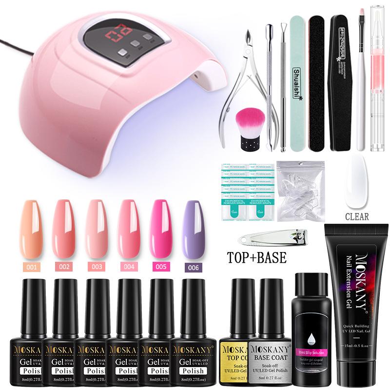 Hot Seller Manicure Set: Gel Polish, Crystal Extension Gel, X4 Lamp, Tools Included
Hot Seller Manicure Set: Gel Polish, Crystal Extension Gel, X4 Lamp, Tools Included