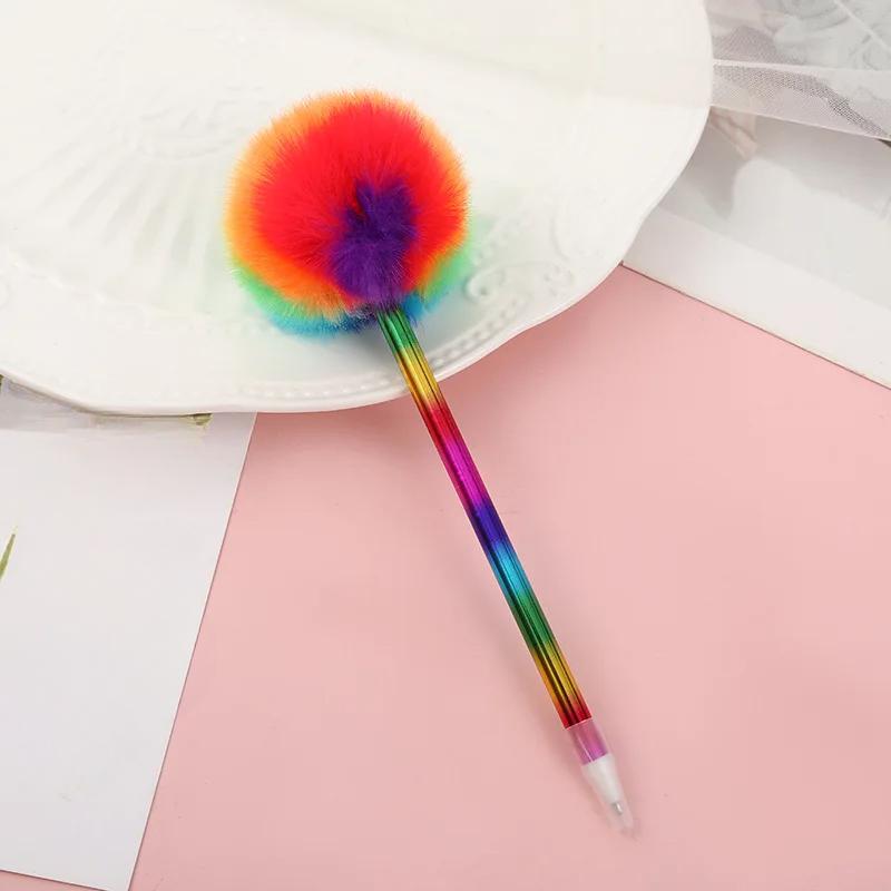 Шариковая ручка Pompon Kawaii Письменная ручка Fluffy Ball Pen Plush Pen Шариковая ручка цвета радуги для офиса, школы, канцелярские принадлежности
Шариковая ручка Pompon Kawaii Письменная ручка Fluffy Ball Pen Plush Pen Шариковая ручка цвета радуги для офиса, школы, канцелярские принадлежности