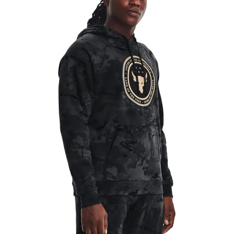 Under Armour Project Rock Veteran Day Fashion Comfortable Versatile Hoodie Men hoodies Black 1367097-001 S
Under Armour Project Rock Veteran Day Fashion Comfortable Versatile Hoodie Men hoodies Black 1367097-001 S
