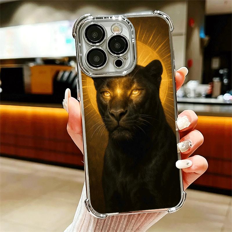 Black Panther Cool Animal Plating Phone Case For Iphone 16 17 Pro Max Air 16E 14 15 Plus 12 13 Mini Anti-Fall Airabag Cover iPhone 16 Plus
Black Panther Cool Animal Plating Phone Case For Iphone 16 17 Pro Max Air 16E 14 15 Plus 12 13 Mini Anti-Fall Airabag Cover iPhone 16 Plus