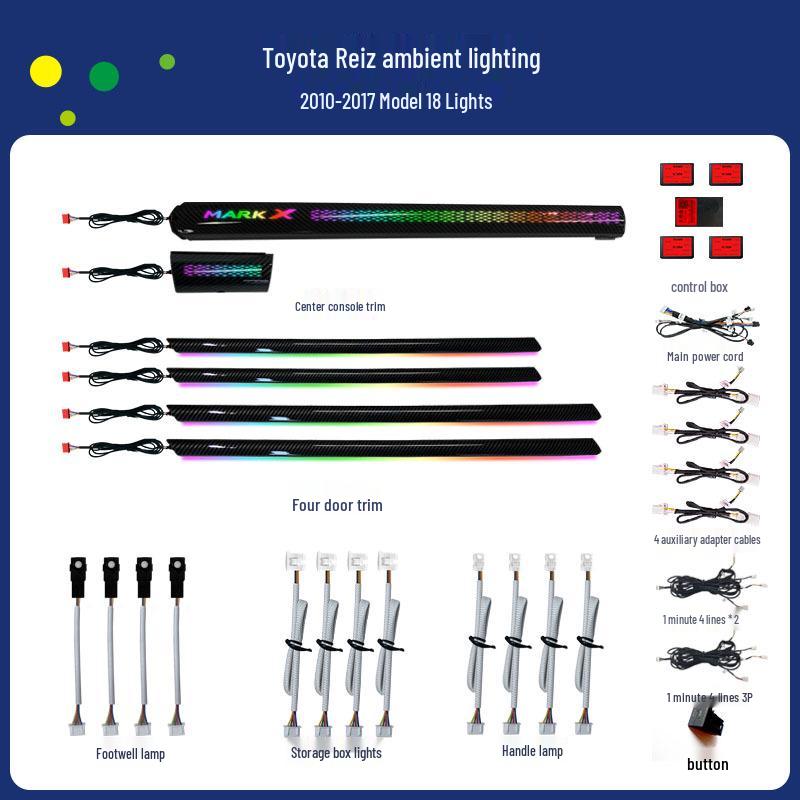Toyota Reiz 2010-2017 Car Ambient Light
Toyota Reiz 2010-2017 Car Ambient Light