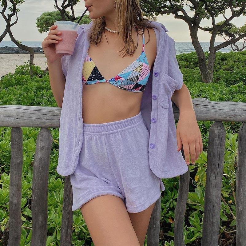 Summer Casual Women Set Short Sleeve Top Shirt Loose And Mini Shorts Two Piece Set Sexy Tracksuit Fashion S білий
Summer Casual Women Set Short Sleeve Top Shirt Loose And Mini Shorts Two Piece Set Sexy Tracksuit Fashion S білий