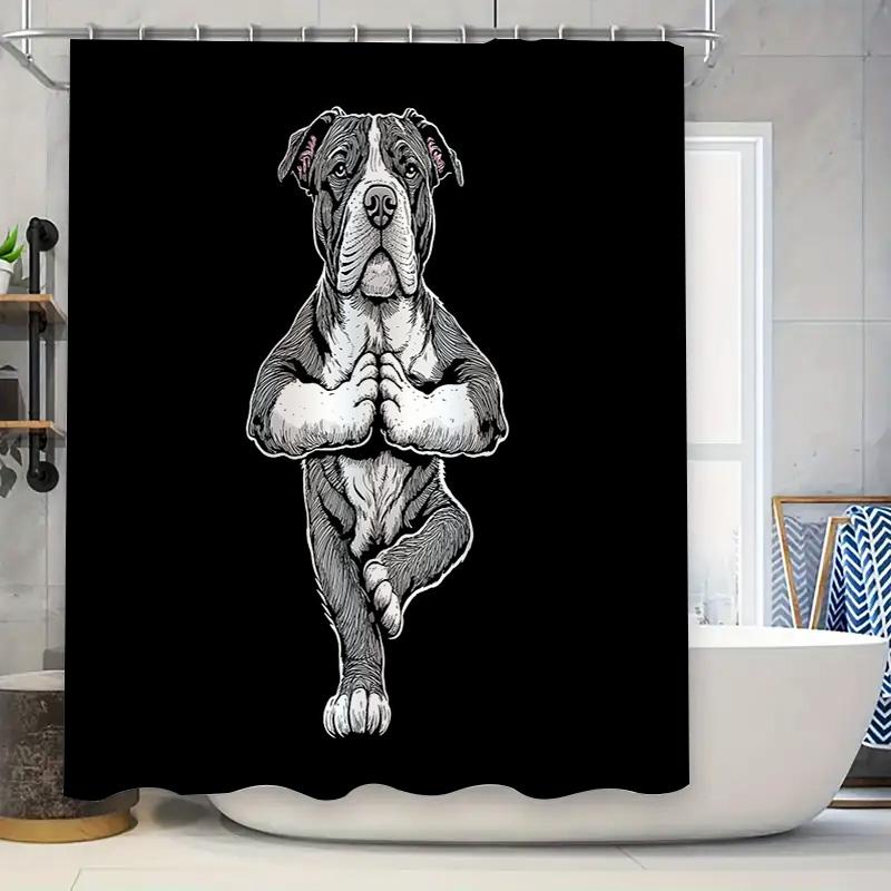 Yoga Dog Shower Curtain Bathroom Decor Zen Animal Portrait Nature Wall Art Home Decor Peaceful Serenity Spiritual Tranquility Pe W60H190(CM)-1 Pcs
Yoga Dog Shower Curtain Bathroom Decor Zen Animal Portrait Nature Wall Art Home Decor Peaceful Serenity Spiritual Tranquility Pe W60H190(CM)-1 Pcs