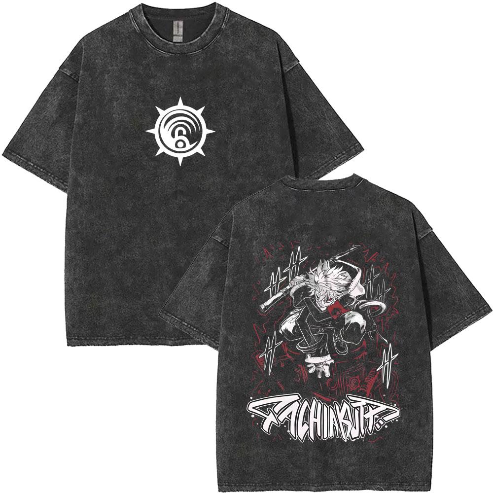 Anime Gachiakuta Zanka Vintage Washed Tshirt Men Women Manga Retro Oversized T Shirt High Quality Cotton Tshirts Streetwear S
Anime Gachiakuta Zanka Vintage Washed Tshirt Men Women Manga Retro Oversized T Shirt High Quality Cotton Tshirts Streetwear S