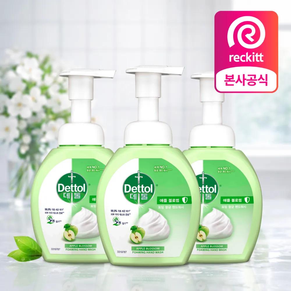 Dettol Foaming Antibacterial Hand Wash Apple Blossom 250ml 3-pack
Dettol Foaming Antibacterial Hand Wash Apple Blossom 250ml 3-pack