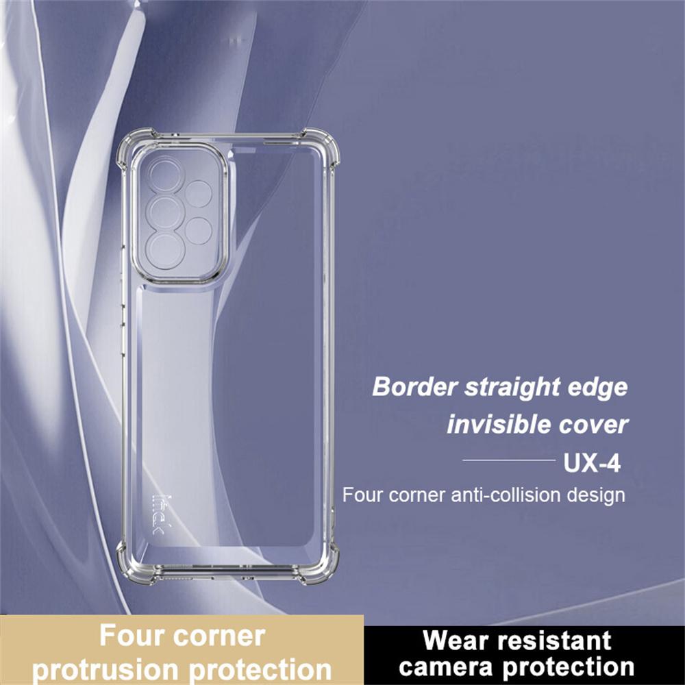 IMAK UX-4 Series for Samsung Galaxy A33 5G Case Straight Frame Four Corner Shockproof Clear TPU Cover A
IMAK UX-4 Series for Samsung Galaxy A33 5G Case Straight Frame Four Corner Shockproof Clear TPU Cover A