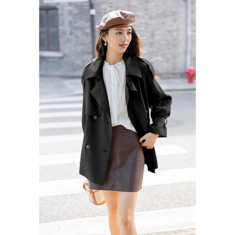 Mocana Women s Elegant Short Korean-style Long Sleeve Trench Coat XS
Mocana Women s Elegant Short Korean-style Long Sleeve Trench Coat XS