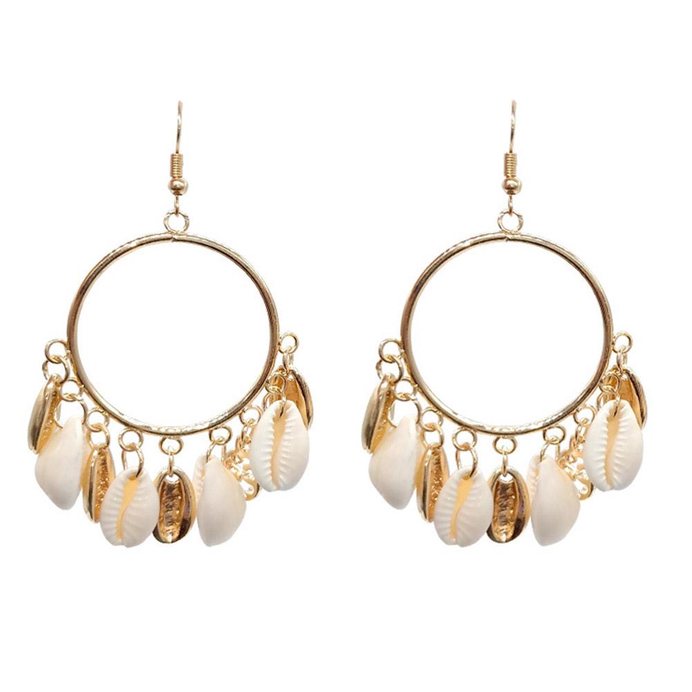 Women Fashion Bohemian Style Long Earring Shell Tassel Conch Earrings 1 pair#1
Women Fashion Bohemian Style Long Earring Shell Tassel Conch Earrings 1 pair#1