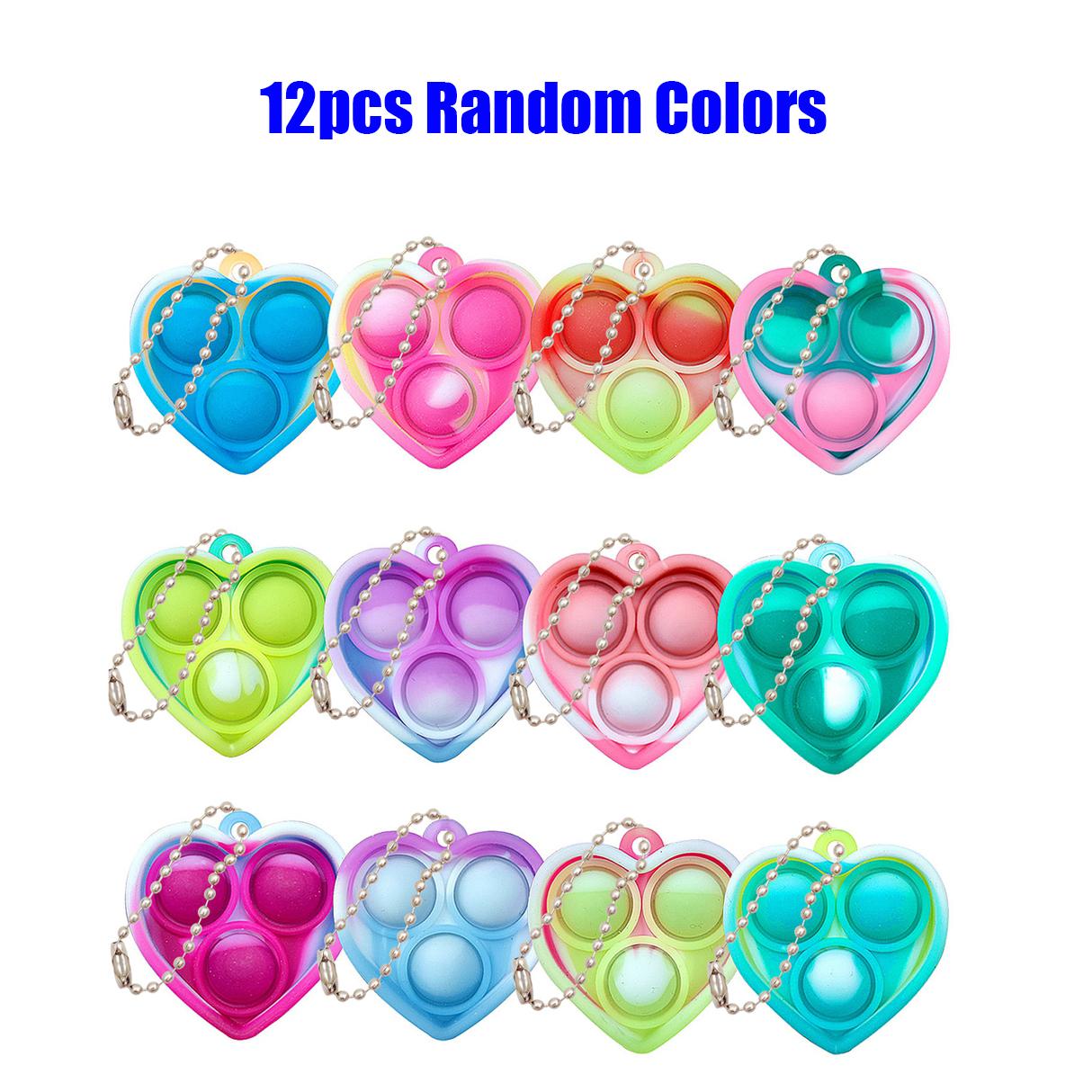 12/24/48Pcs Mini Pop Fidget Toy Pack Kit Keychain Stress Relief Toys Party Favors Office Desk Toy for Kids Adults Brinquedos
12/24/48Pcs Mini Pop Fidget Toy Pack Kit Keychain Stress Relief Toys Party Favors Office Desk Toy for Kids Adults Brinquedos