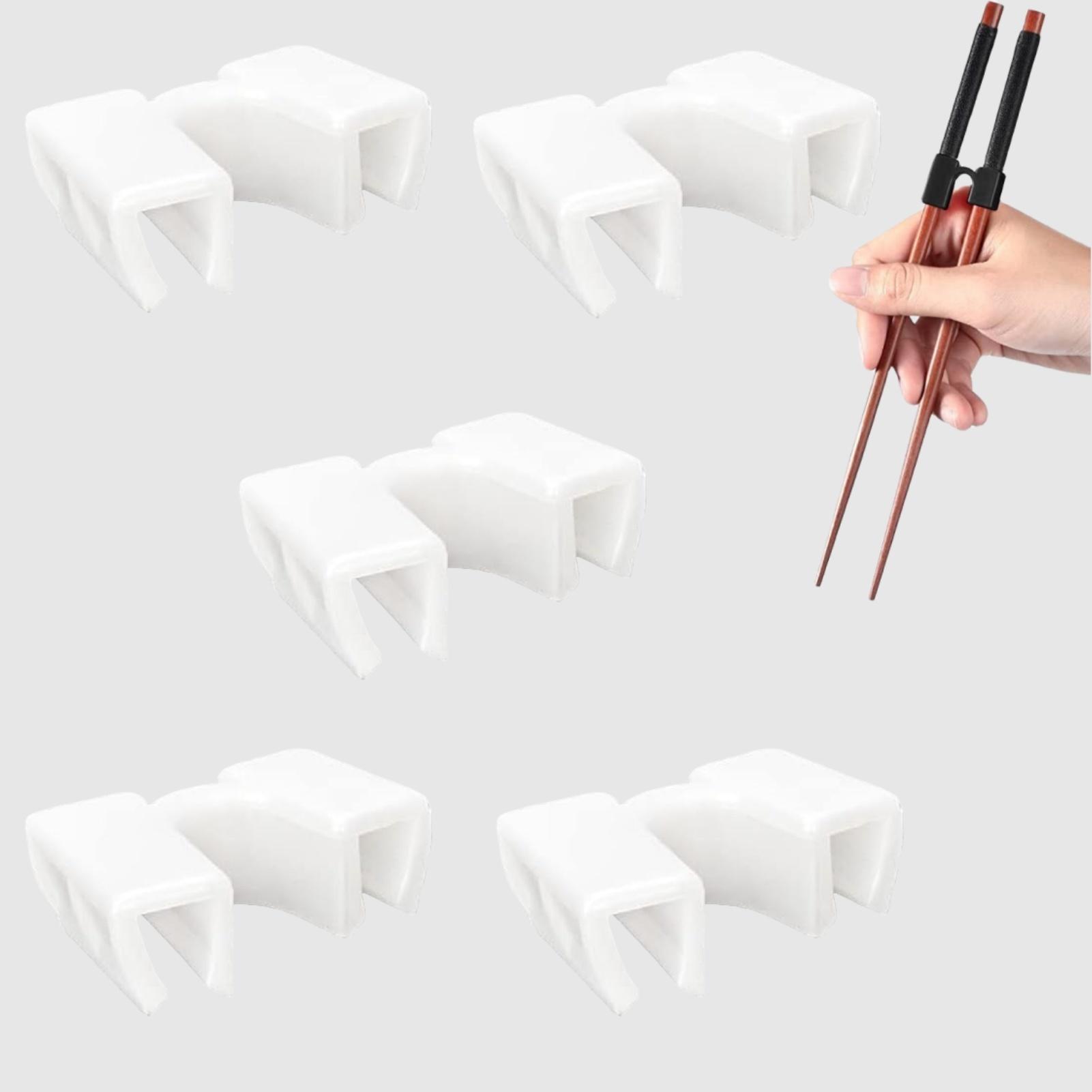 Pack of 5 Chopstick Training Helpers Reusable Japanese Style Plastic Chopsticks Holder for Adouts Beginner Trainers or Learner
Pack of 5 Chopstick Training Helpers Reusable Japanese Style Plastic Chopsticks Holder for Adouts Beginner Trainers or Learner