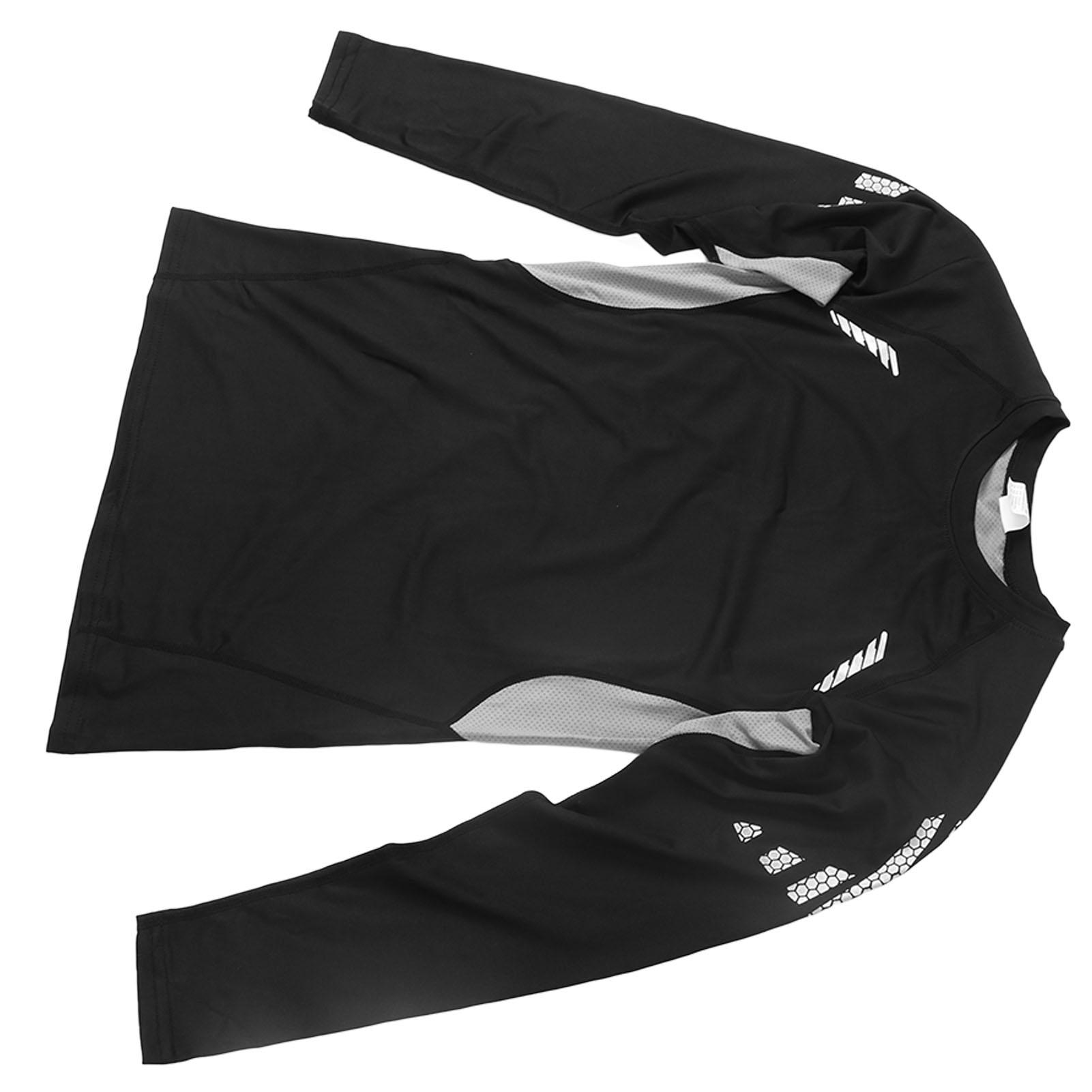 Training Shirt Long Sleeve M Fitness Shirt Black Grey Comfortable Wearing Breathable Artificial Silk Sports Shirt for Running
Training Shirt Long Sleeve M Fitness Shirt Black Grey Comfortable Wearing Breathable Artificial Silk Sports Shirt for Running