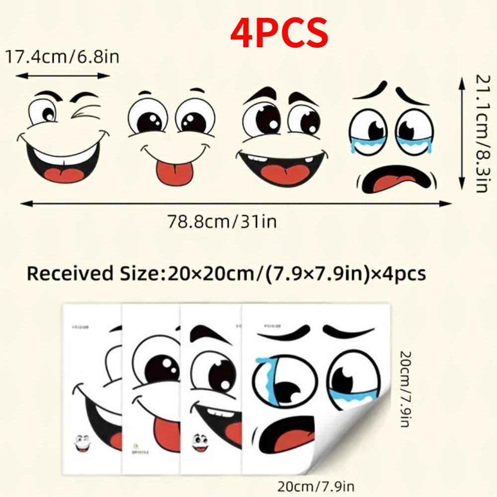 4pcs/sheet Funny Cartoon Face Bin Stickers Self-Adhesive for DIY Trash Cans Walls Toilets Refrigerators Waterproof Vinyl Decals (as the picture,20x20cm-4pcs)
4pcs/sheet Funny Cartoon Face Bin Stickers Self-Adhesive for DIY Trash Cans Walls Toilets Refrigerators Waterproof Vinyl Decals (as the picture,20x20cm-4pcs)