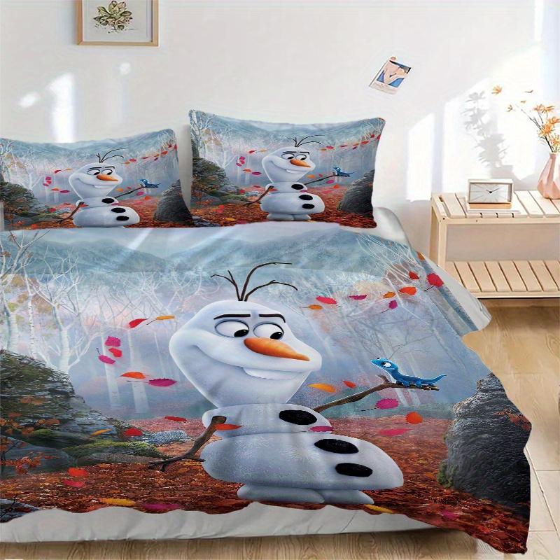 3pcs Olaf Printed Quilt Set, Includes 1 Quilt Cover and 2 Pillowcases, Machine Washable, Suitable for All Seasons.W079 135x200cm
3pcs Olaf Printed Quilt Set, Includes 1 Quilt Cover and 2 Pillowcases, Machine Washable, Suitable for All Seasons.W079 135x200cm