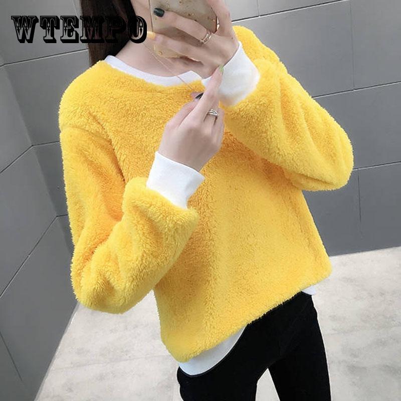 женский Winter Crew шея желтый свитер теплый длинный рукав женский бархатный нижний свободные пуловеры
женский Winter Crew шея желтый свитер теплый длинный рукав женский бархатный нижний свободные пуловеры