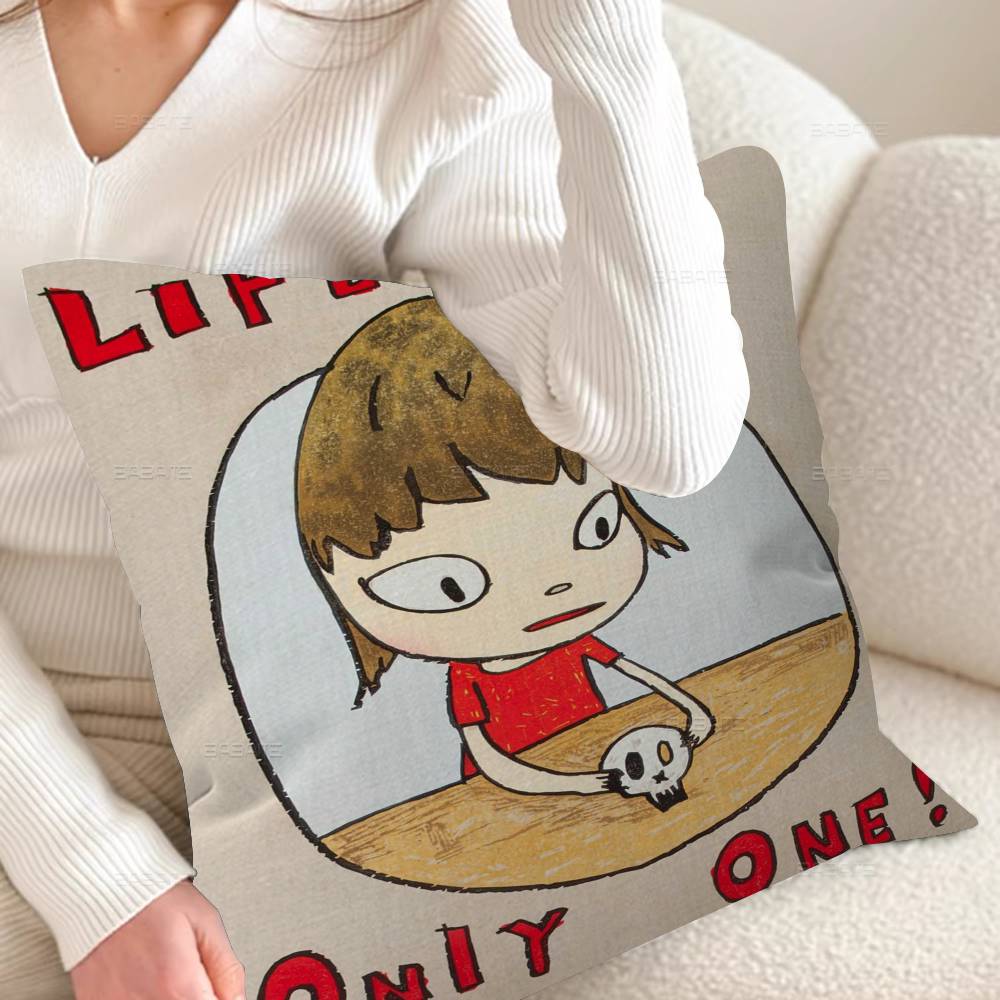 Yoshitomo Nara Pillow Cushion Cover Pillowcase Living Room Sofa Home Decor Customized 30x30 cm
Yoshitomo Nara Pillow Cushion Cover Pillowcase Living Room Sofa Home Decor Customized 30x30 cm