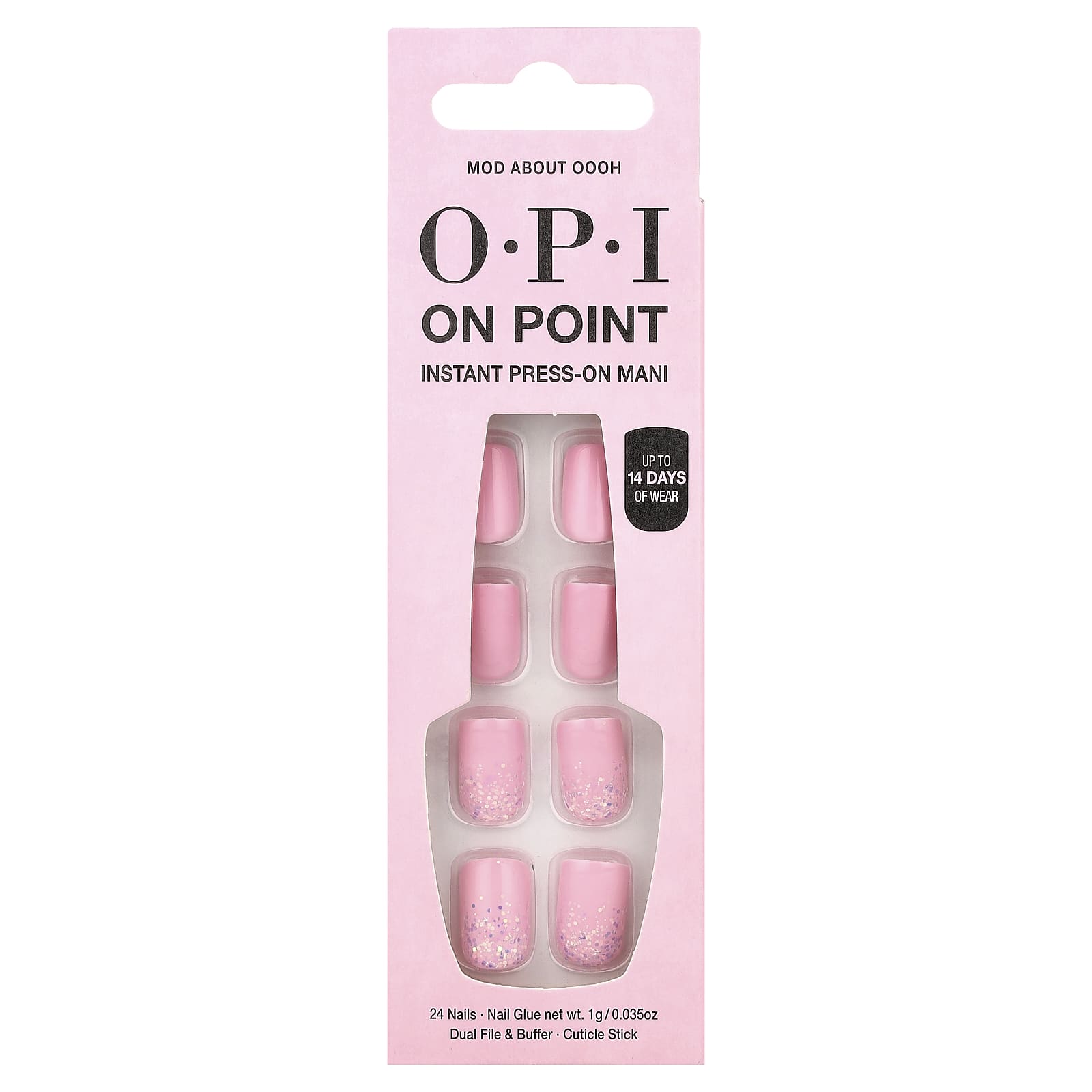 OPI, На острие, Мгновенный пресс-он маникюр, Короткая длина, Mod Amazing Oooh, Набор из 27
OPI, На острие, Мгновенный пресс-он маникюр, Короткая длина, Mod Amazing Oooh, Набор из 27