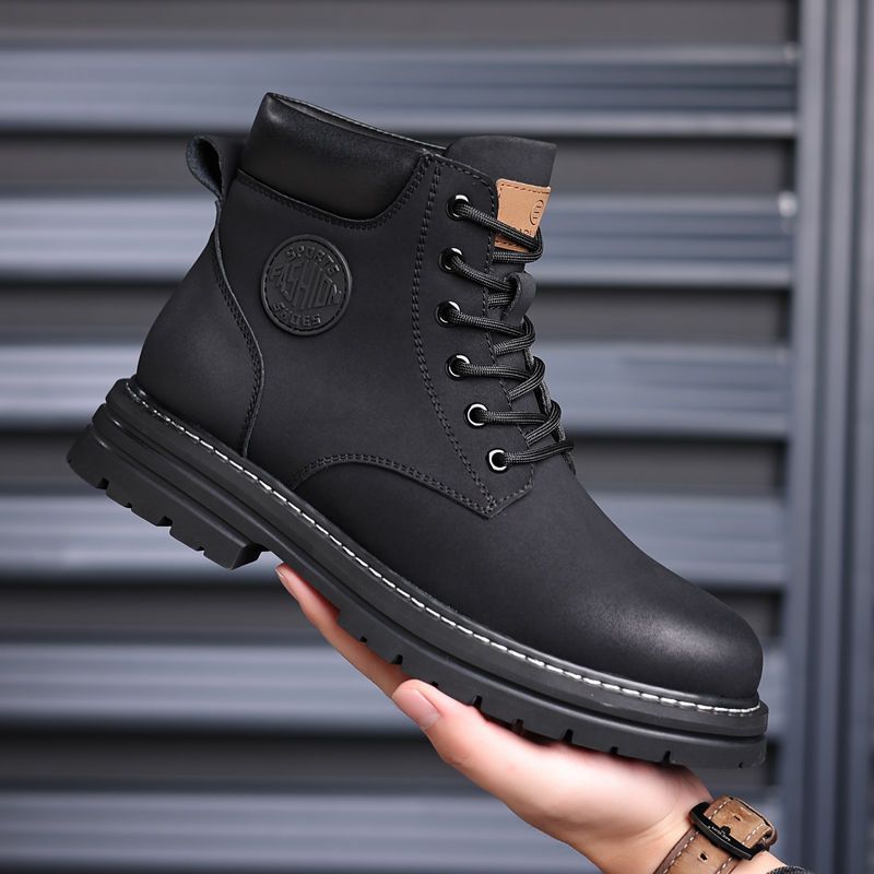 Bumblebee Martin boots high-top winter men s shoes casual shoes outdoor tooling boots trendy British retro platform boots men 39
Bumblebee Martin boots high-top winter men s shoes casual shoes outdoor tooling boots trendy British retro platform boots men 39