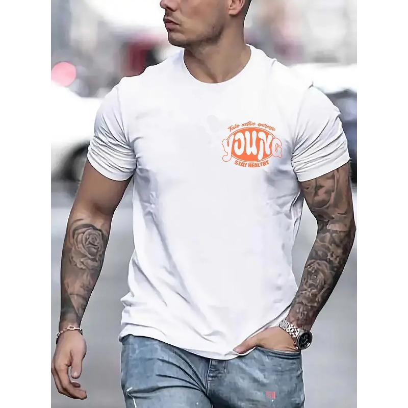 This Men S Short-Sleeve T-Shirt Features a Vibrant Orange Print with a Striking YOUNG Text. The Print Design Is Comfortable And Breathable S белый
This Men S Short-Sleeve T-Shirt Features a Vibrant Orange Print with a Striking YOUNG Text. The Print Design Is Comfortable And Breathable S белый