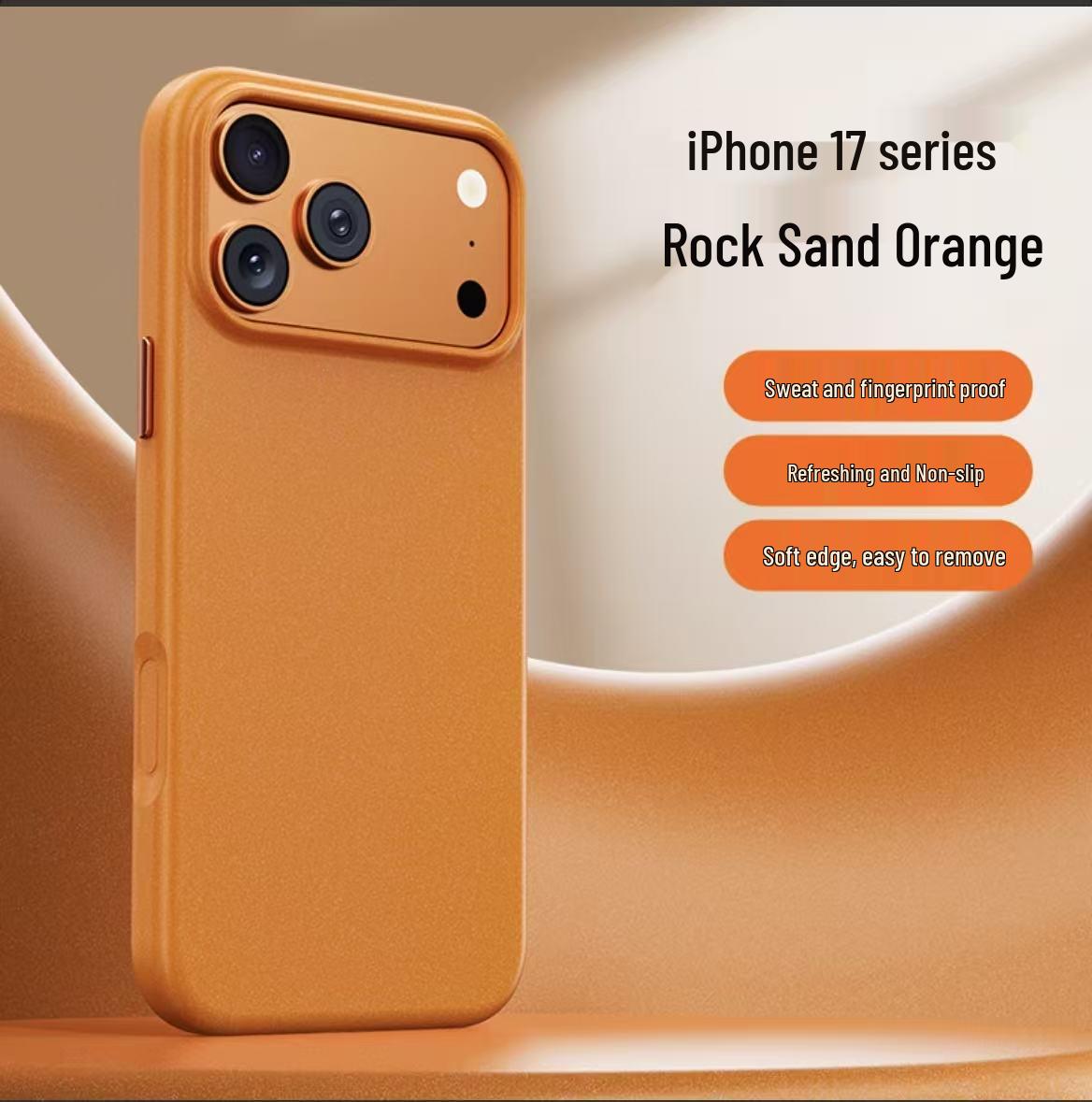 Magnetic Drop-Proof Sandstone Case for iPhone 17 Pro Max / 16 Pro 17Pro Max помаранчевий
Magnetic Drop-Proof Sandstone Case for iPhone 17 Pro Max / 16 Pro 17Pro Max помаранчевий
