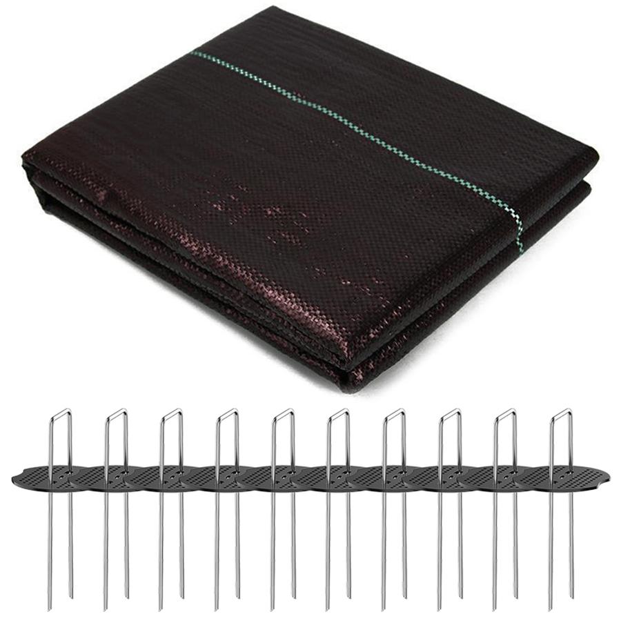 3.28 X 32.8 feet grass proof cloth, easy to set up 10 U-shaped stakes and 10 washers. чёрный
3.28 X 32.8 feet grass proof cloth, easy to set up 10 U-shaped stakes and 10 washers. чёрный