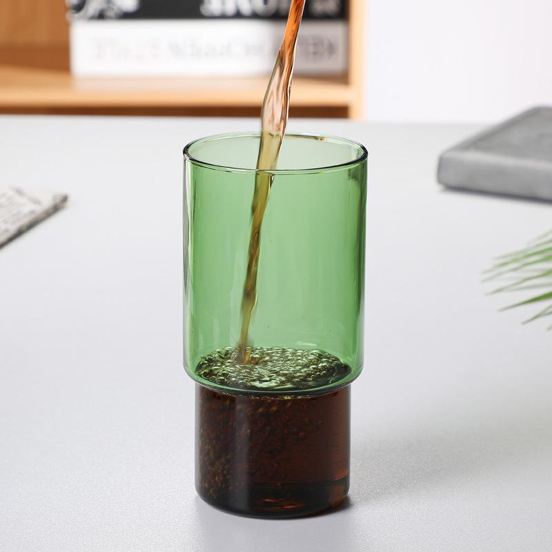 Household glass stacking cup, thickened colored borosilicate glass coffee cup breakfast milk cup tea cup household 230ml
Household glass stacking cup, thickened colored borosilicate glass coffee cup breakfast milk cup tea cup household 230ml