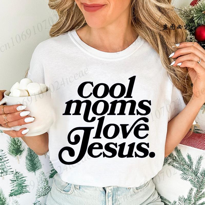 Cool Moms Love Jesus Design Women s Casual T-Shirts Large Size Short-sleeved T-shirt Christian Mom Women Clothes Faithful Shirts 5XL
Cool Moms Love Jesus Design Women s Casual T-Shirts Large Size Short-sleeved T-shirt Christian Mom Women Clothes Faithful Shirts 5XL