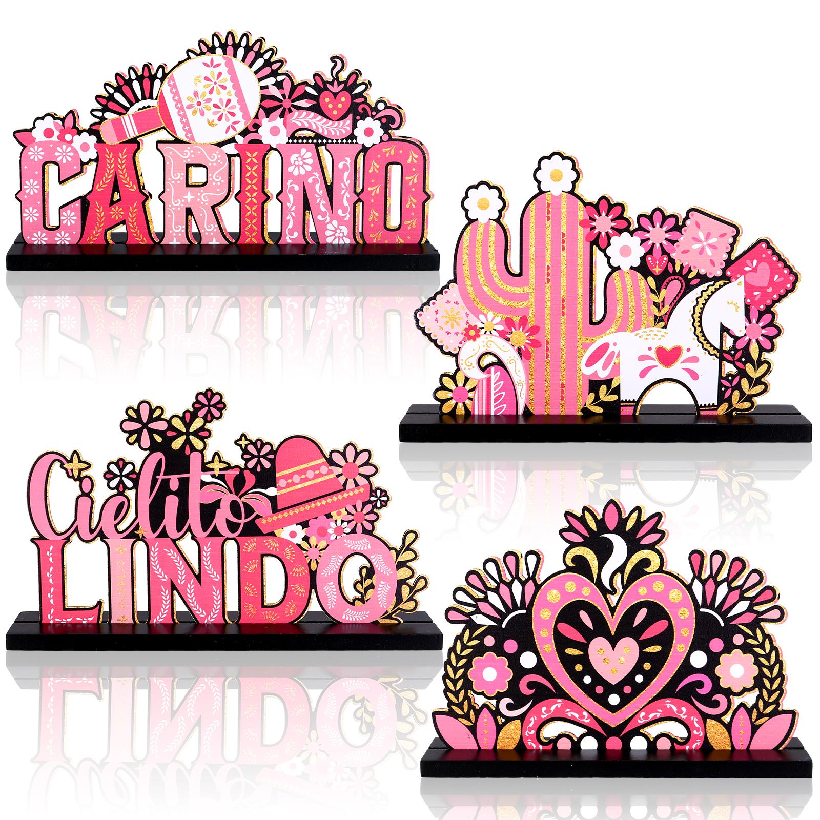 Jiaufmi 4 Pcs Cielito Lindo Baby Shower Decorations Wooden Mexican Table Centerpieces Tabletop Sign For Home Office Desk Shelf G 1 шампанского
Jiaufmi 4 Pcs Cielito Lindo Baby Shower Decorations Wooden Mexican Table Centerpieces Tabletop Sign For Home Office Desk Shelf G 1 шампанского