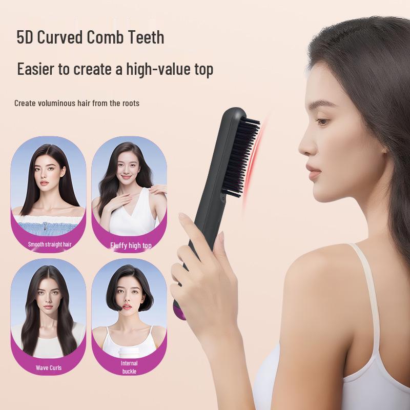 Portable Dual-Use Ionic Mini Styling Comb and Curling Iron 60W
Portable Dual-Use Ionic Mini Styling Comb and Curling Iron 60W