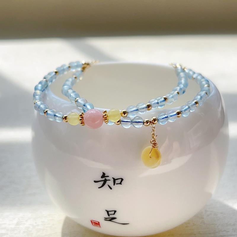 Honey bead bracelet, thin two-circle bracelet, famous style jewelry, jewelry ins for girlfriends.
Honey bead bracelet, thin two-circle bracelet, famous style jewelry, jewelry ins for girlfriends.