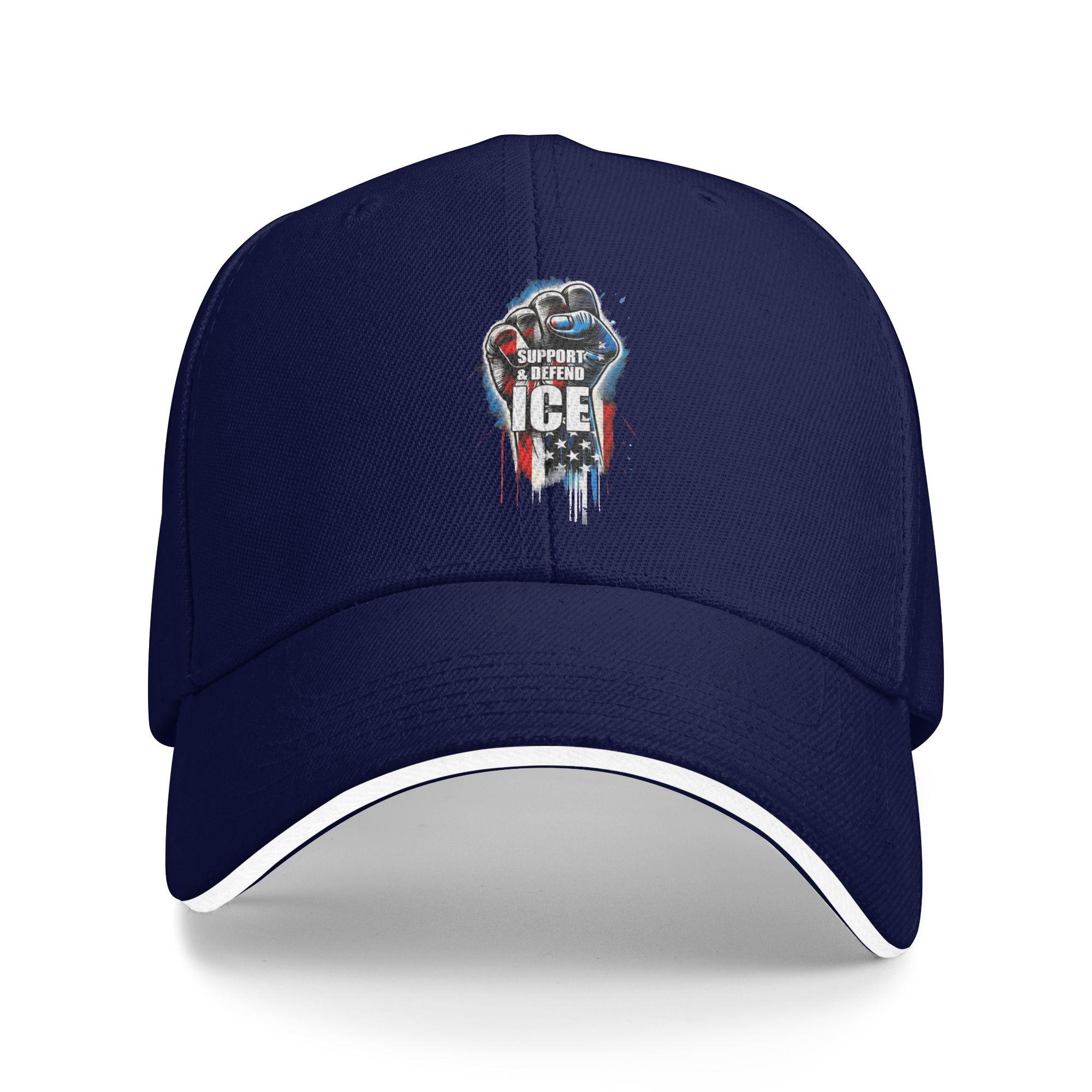 Summer Casual Baseball Cap Support And Defend ICE Hiking Fishing Trucker Hat For Men Adult Hot Sale y2k Retro Baseball Caps As Picture темно-синього кольору
Summer Casual Baseball Cap Support And Defend ICE Hiking Fishing Trucker Hat For Men Adult Hot Sale y2k Retro Baseball Caps As Picture темно-синього кольору