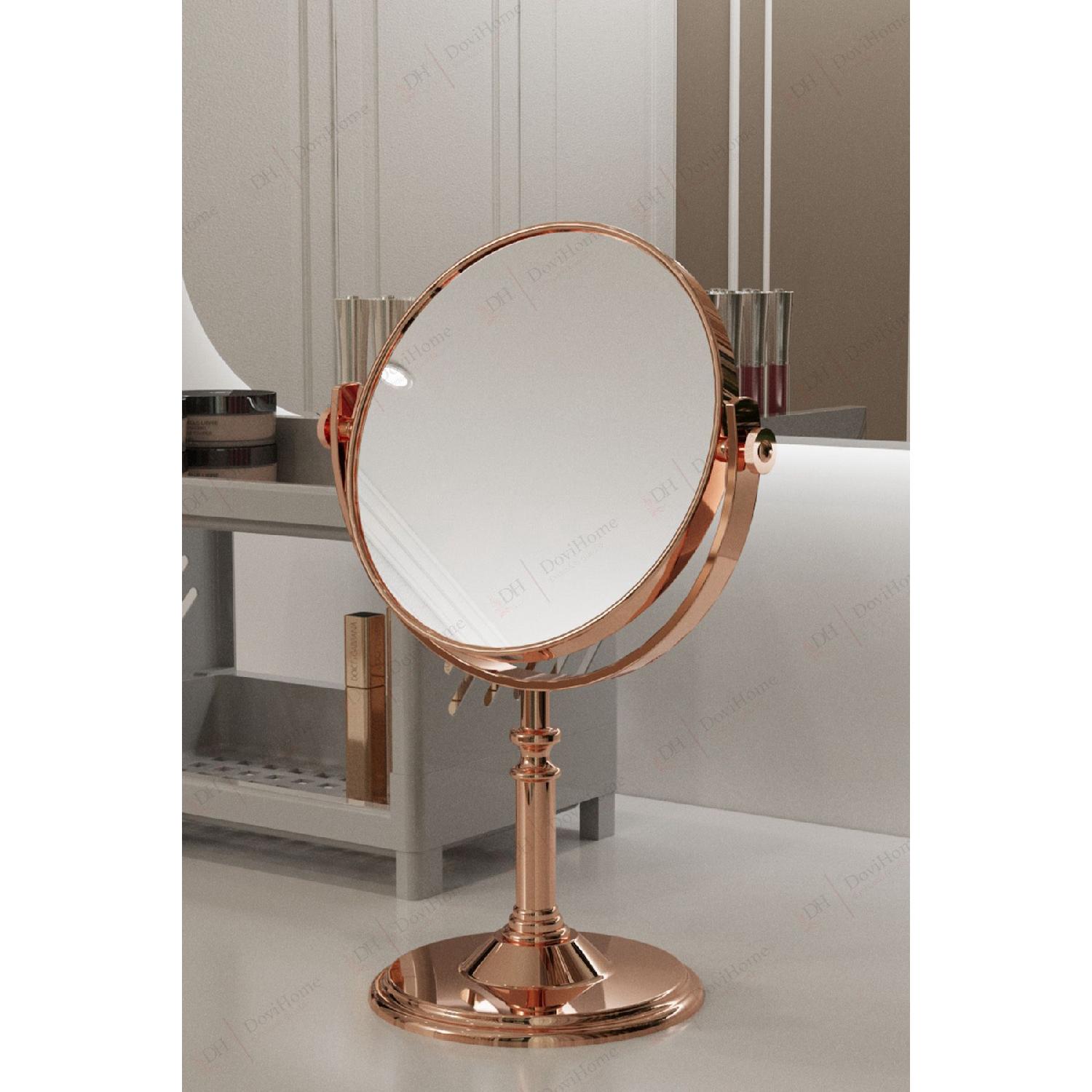 Maxi Size Rose Gold Plated 3x Magnifying Mirror Decorative Makeup Mirror Double Sided Rose Look 27 cm
Maxi Size Rose Gold Plated 3x Magnifying Mirror Decorative Makeup Mirror Double Sided Rose Look 27 cm