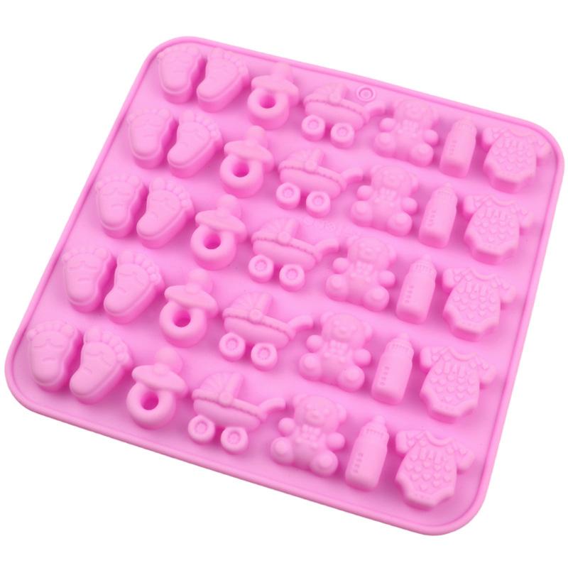 Baby Shower Silicone Chocolate Mold Feet Cradles Onesie Bottle Pacifier For Cake Decoration Cupcake Topper Kitchen Baking Tools
Baby Shower Silicone Chocolate Mold Feet Cradles Onesie Bottle Pacifier For Cake Decoration Cupcake Topper Kitchen Baking Tools