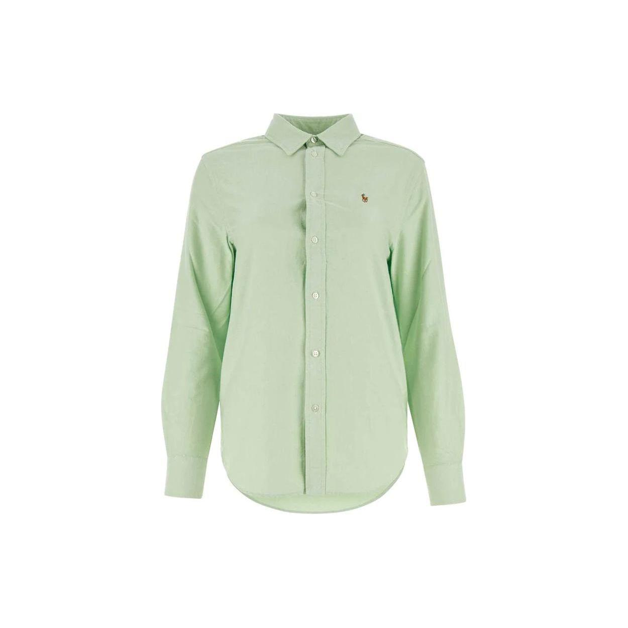 Polo Ralph Lauren Solid Logo Polo Collar Long Sleeve Shirt Women shirts Green 211932521-003 S
Polo Ralph Lauren Solid Logo Polo Collar Long Sleeve Shirt Women shirts Green 211932521-003 S