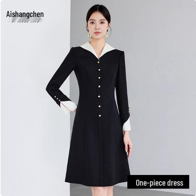 Элегантное миди-платье с цветовым блоком в черно-белой гамме для весны/осени M
Элегантное миди-платье с цветовым блоком в черно-белой гамме для весны/осени M