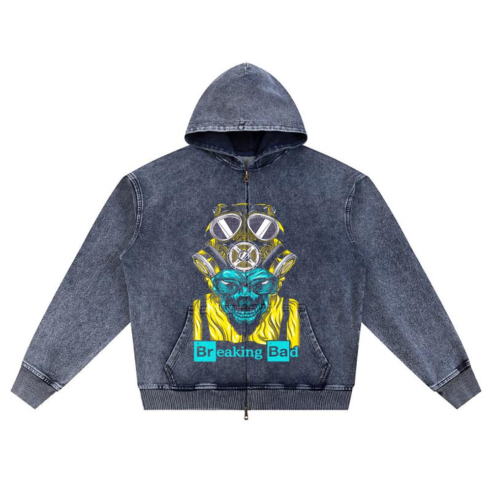 DTG print Knitted Denim Zip-Up Hoodie Breaking Bad Brother Print Zipper Hoodies XL темно-синий
DTG print Knitted Denim Zip-Up Hoodie Breaking Bad Brother Print Zipper Hoodies XL темно-синий